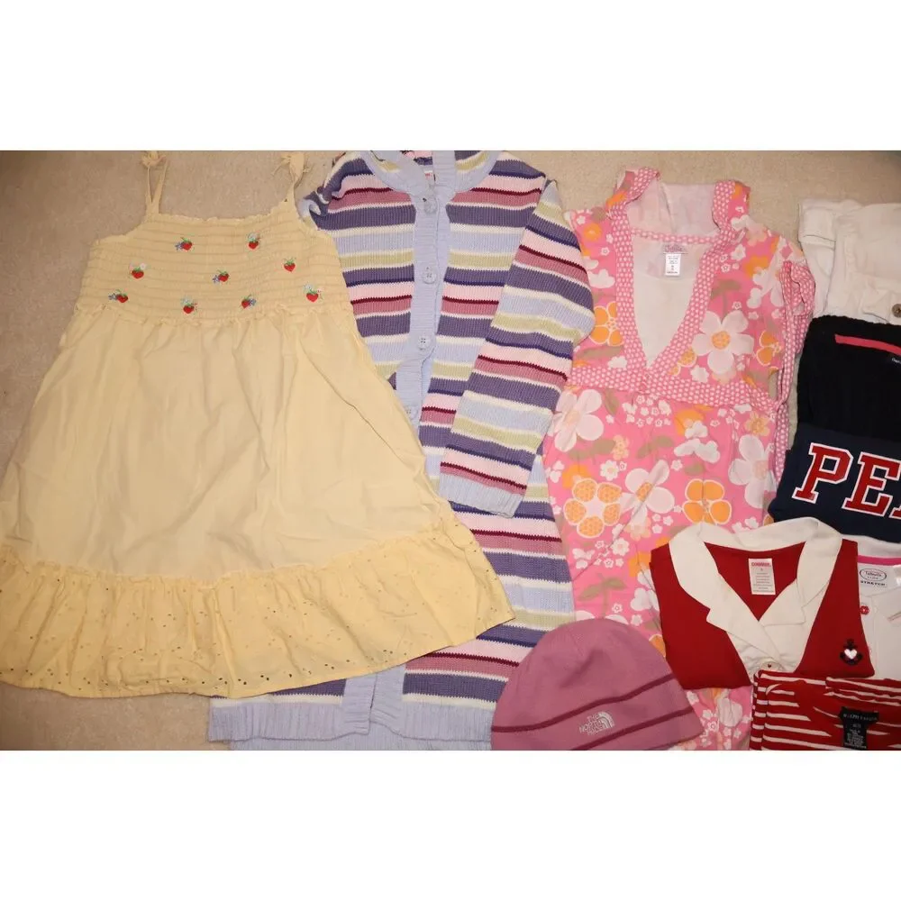 Lot of Girl's Clothes Assorted Sizes (Ralph Lauren, Justice, Janie and Jack)